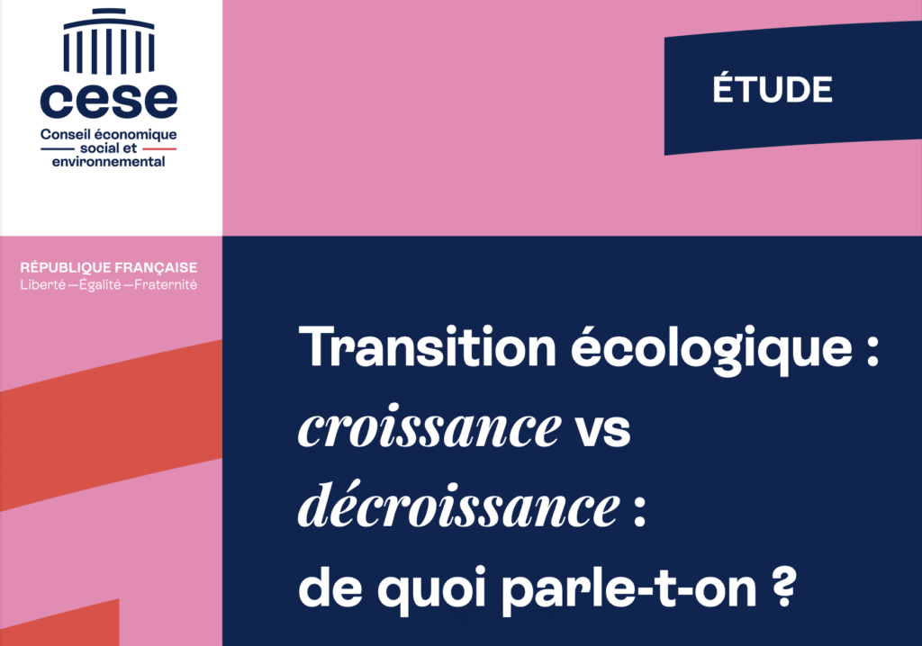 CESE - croissance VS décroissance