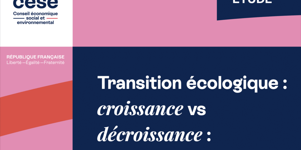 CESE - croissance VS décroissance