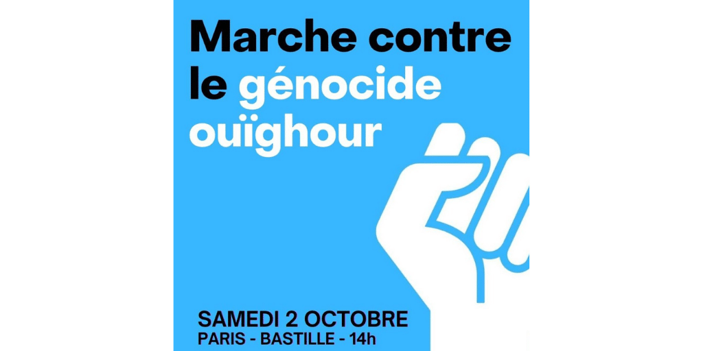 Marche contre le génocide Ouighours